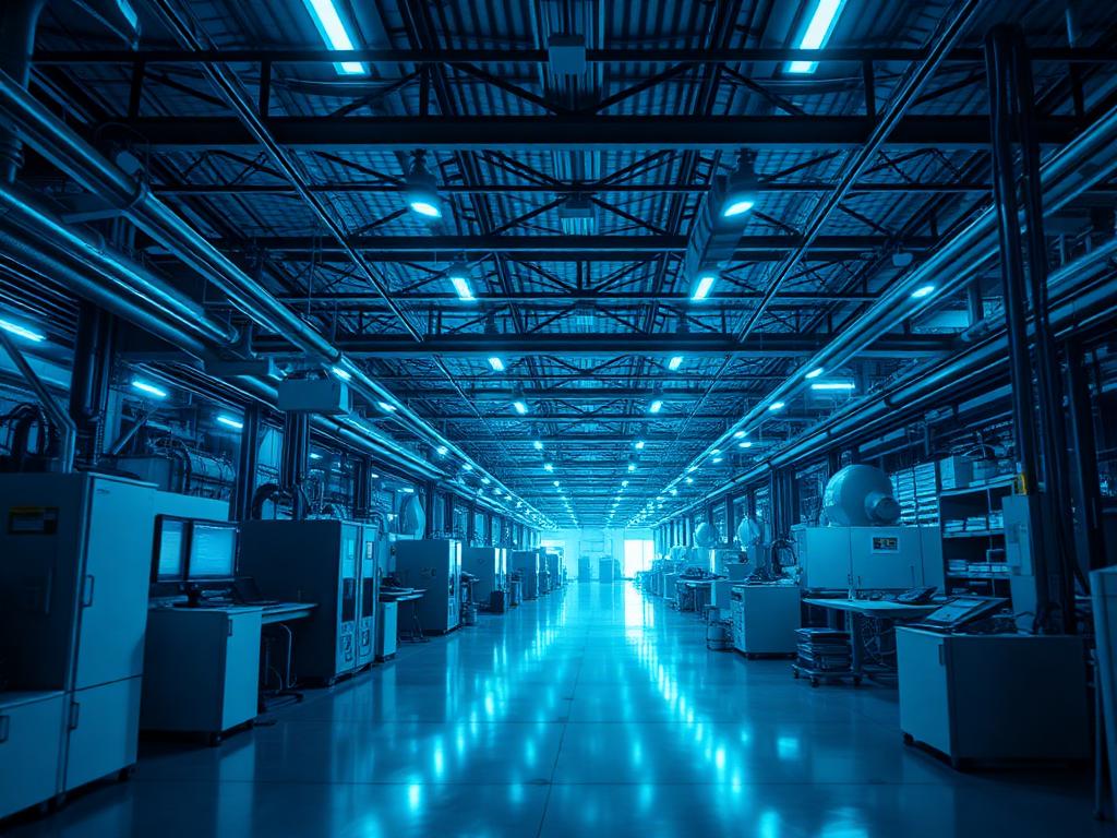 Planta industrial monitorada